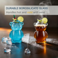 ✨LAST DAY PROMOTION Adorable Clear Bear Glass Cup