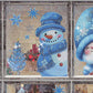 💖 50 % Rabatt!💖Weihnachtliche Glitzer-Fensteraufkleber 9-teilig