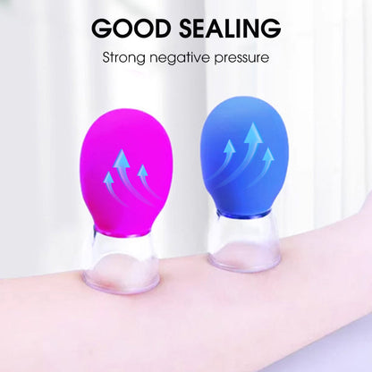 Gesichtsmassage-Gerät für strahlende Schönheit - Vakuum-Silikon-Saugnapf mit Gua Sha & Meridian-Massage für Gesichtsstraffung & Entspannung 💆‍♀️✨