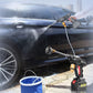 🚗 57% RABATT! 💦 Akku Hochdruckreiniger 45bar – 2X3000mAh, 180° Verstellbare Düse & 5m Schlauch für Auto, Terrasse und Bewässerung 🔋