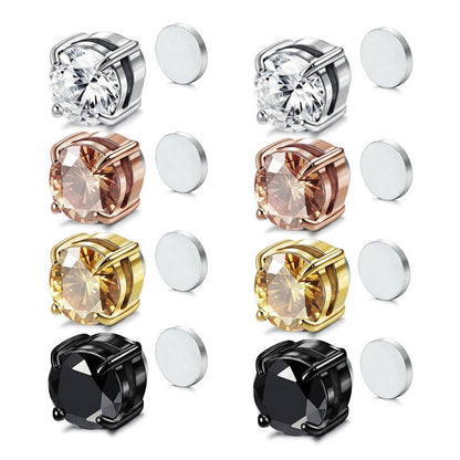 🔥 Heißer Sale: 50 % Rabatt 🔥 Magnetische Zirkonia-Ohrstecker – kein Piercing nötig