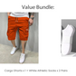 🩳 Leichte Cargoshorts – Atmungsaktives Material, knielang. Sichere Taschen für Handy und Schlüssel. Bequem den ganzen Tag. ✅☀️