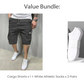🩳 Leichte Cargoshorts – Atmungsaktives Material, knielang. Sichere Taschen für Handy und Schlüssel. Bequem den ganzen Tag. ✅☀️
