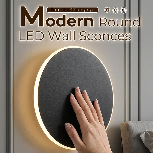 💡 JETZT 50 % RABATT! ✨ Moderne runde LED-Wandleuchten – dimmbar, energiesparend und mit elegantem Design für jeden Raum 🏠