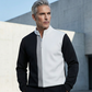 👕 60% RABATT! 🔥 Herren Color-Block Trainingsanzug-Set mit Viertel-Reißverschluss – Stilvolles Design, Bequeme Passform & Perfekt für Sport 🏃
