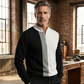 👕 60% RABATT! 🔥 Herren Color-Block Trainingsanzug-Set mit Viertel-Reißverschluss – Stilvolles Design, Bequeme Passform & Perfekt für Sport 🏃