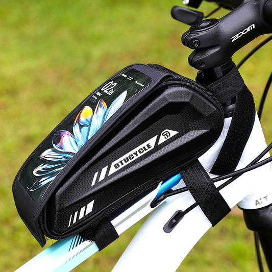 Wasserdichte Fahrrad Oberrohrtasche – Hardcase Handyhalter für MTB & Rennrad🚴📲