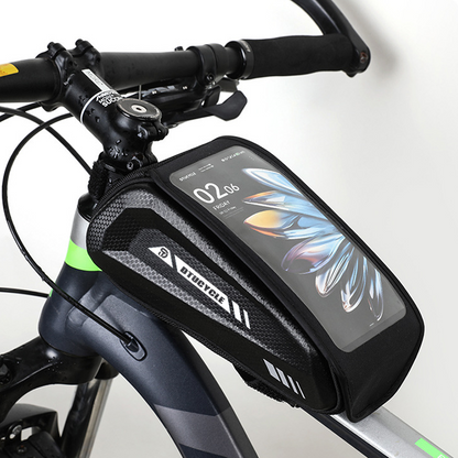Wasserdichte Fahrrad Oberrohrtasche – Hardcase Handyhalter für MTB & Rennrad🚴📲