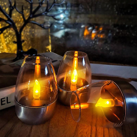 🔥Bis zu 50 % Rabatt🕯️🌞 Solar-Kerzenlicht für draußen – Wetterfest, stimmungsvolles Garten- & Terrassenlicht