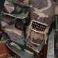 🔥Solange der Vorrat reicht 50% Rabatt!🎉Men's Studded Camo Cargo ShortsCargoshorts für Herren mit Nieten und Camouflage-Muster