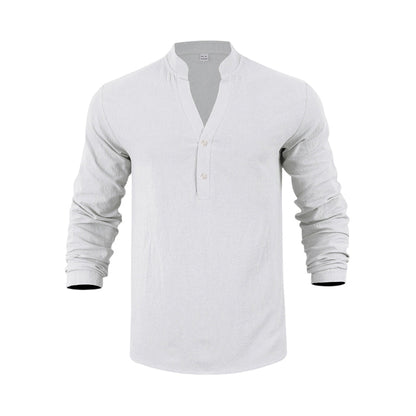 🔥Solange der Vorrat reicht 50 % Rabatt!🎉Lässiges Henley-T-Shirt für Herren