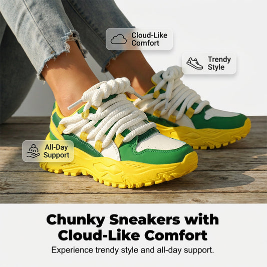 Unisex-Sneaker im lässigen Streetwear-Stil mit Plateausohle