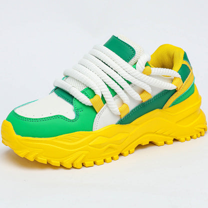Unisex-Sneaker im lässigen Streetwear-Stil mit Plateausohle