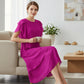 👗 60% RABATT! ✨ Elegantes Kleid mit Lagenlook & Flatterärmeln – Bezauberndes Design, Fließender Stoff & Perfekt Für Besondere Anlässe 🌸