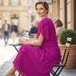👗 60% RABATT! ✨ Elegantes Kleid mit Lagenlook & Flatterärmeln – Bezauberndes Design, Fließender Stoff & Perfekt Für Besondere Anlässe 🌸