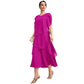 👗 60% RABATT! ✨ Elegantes Kleid mit Lagenlook & Flatterärmeln – Bezauberndes Design, Fließender Stoff & Perfekt Für Besondere Anlässe 🌸