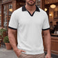 👕 50% RABATT! 🔥 Herren Kurzarm Strickshirt – Bequemer Schnitt, Klassisches Design & Perfekt Für Den Alltag 🏠