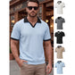 👕 50% RABATT! 🔥 Herren Kurzarm Strickshirt – Bequemer Schnitt, Klassisches Design & Perfekt Für Den Alltag 🏠