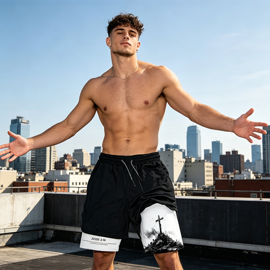 🩳 50% RABATT! 🏃 Herren 2-in-1 Sport-Shorts – Integrierte Kompressionshose, Atmungsaktiv & Ideal Für Training, Laufen & Fitness 💪