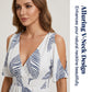 👗 50% RABATT! 🌴 Tropen-Print Kleid mit V-Ausschnitt & Gehschlitz – Leicht, luftig & perfekt für Strand, Urlaub oder heiße Tage – Ein sommerlicher Hingucker mit lässiger Eleganz ☀️✨