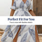 👗 50% RABATT! 🌴 Tropen-Print Kleid mit V-Ausschnitt & Gehschlitz – Leicht, luftig & perfekt für Strand, Urlaub oder heiße Tage – Ein sommerlicher Hingucker mit lässiger Eleganz ☀️✨