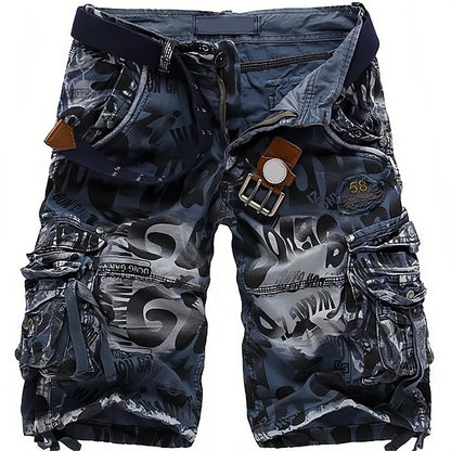 Herren Multi-Pocket Cargo-Shorts