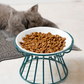 🐱 50% RABATT! 🥣 Erhöhter Keramik-Katzennapf mit Eisenständer – Schont Die Haltung, Rutschfest & Ideal Für Trocken- & Nassfutter 🐈