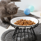 🐱 50% RABATT! 🥣 Erhöhter Keramik-Katzennapf mit Eisenständer – Schont Die Haltung, Rutschfest & Ideal Für Trocken- & Nassfutter 🐈