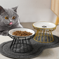 🐱 50% RABATT! 🥣 Erhöhter Keramik-Katzennapf mit Eisenständer – Schont Die Haltung, Rutschfest & Ideal Für Trocken- & Nassfutter 🐈