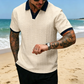 👕🌿 50% RABATT! Herren Freizeit-Oberteil mit Strukturmuster – Kurzarm, bequem & atmungsaktiv für Alltag & Sommer ✨
