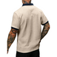 👕🌿 50% RABATT! Herren Freizeit-Oberteil mit Strukturmuster – Kurzarm, bequem & atmungsaktiv für Alltag & Sommer ✨