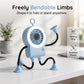 🍃HEISSER VERKAUF 50% RABATT🎁Flexibler Roboter-Tischventilator mit LED-Licht🤖