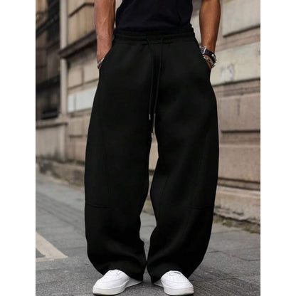 🔥👖 Herren Jogginghose mit geradem Bein – Lässiger Komfort, Alltagsstil