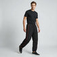 Retro Seitenstreifen Weite-Bein Hose