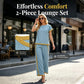 👚 50% RABATT! 🌸 Damen Casual Zweiteiler mit Kontrastbesatz – Lässiger Look, Leichter Stoff & Perfekt Für Einen Modischen, Entspannten Auftritt Im Sommer 💃
