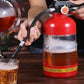 🧯 Feuerlöscher-Bierspender 2L ✨ Einzigartiges Design, Lebensmittelechtes Acryl, Handdruck-System, Ideal für Party & Bar