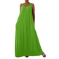 Damen Lässiges Ärmelloses Maxikleid