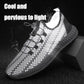 Atmungsaktive Herren-Schuhe mit Lochmuster