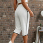 📢📢50% RABATT !! ⏰ Damen-Caprihose mit Kordelzug und Taschen