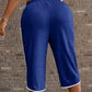 📢📢50% RABATT !! ⏰ Damen-Caprihose mit Kordelzug und Taschen