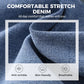 👖 ZEITLICH BEGRENZT 50% RABATT! ✨ Damen Cargo-Jeans aus Denim – Weites Bein, Hohe Taille, Viele Taschen, Stretch ✨