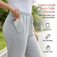 👖Lässige Caprihose für Damen mit Taschen – bequem, atmungsaktiv & perfekt für Frühling & Sommer🌞👜