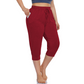 👖Lässige Caprihose für Damen mit Taschen – bequem, atmungsaktiv & perfekt für Frühling & Sommer🌞👜