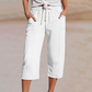 🌿 LIMITIERTES ANGEBOT 50% RABATT! ✨ Damen Hose aus Leinen-Baumwolle – Leicht, Falten, Gummibund 👒