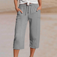 🌿 LIMITIERTES ANGEBOT 50% RABATT! ✨ Damen Hose aus Leinen-Baumwolle – Leicht, Falten, Gummibund 👒