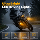 ✨🔥Zweifarbiger LED-Scheinwerfer für Motorräder