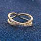 💍 50% RABATT! 🦁 Verstellbarer doppellagiger Ring mit Kreuzmuster – nickelfrei & größenverstellbar – Modisches Statement-Piece für den Alltag oder besondere Anlässe ✝️