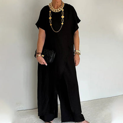 Minimalistisches Zweiteiler-Outfit in lockerer Passform
