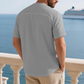 ✨🩳 Einfarbiges Kurzarm-T-Shirt für Herren 👔