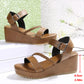 📢📢Letzter Tag – 50% RABATT!! ⏰ Damen Geflochtene Riemen Keilsandalen
